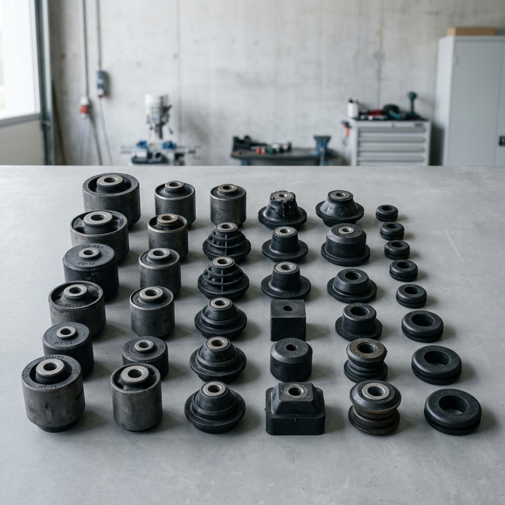 Rubber Bushes